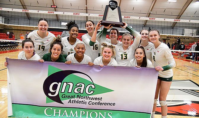 Alaska Anchorage secured the No. 1 seed and its first GNAC championship since 2016 on Saturday. Photo by Ron Smith.