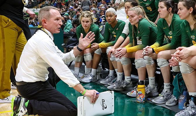 In his 15 seasons, Chris Green was named GNAC Coach of the Year six times. including in 2022.