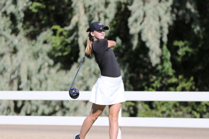 Sophomore Ragan McGilvery is off to a hot start in the final month of the regular season, splitting medalist honors in a dual match at College of Idaho.