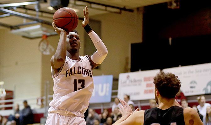 Sophomore guard Divant'e Moffitt is the Falcon's leading scorer, ranking fourth in the GNAC with 16.8 points per game.