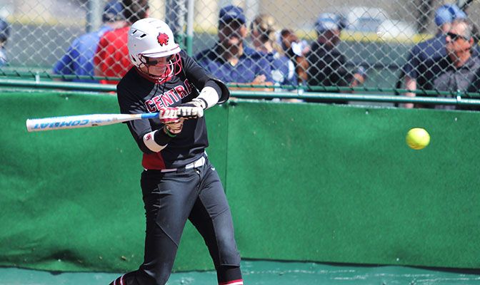 Central Washington's Kailyn Campbell owns a GNAC leading .504 batting average. She is among nine GNAC players with 2.5 at bats per game or more that owns a .400 or better average.