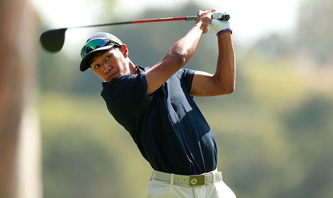 Chris Crisologo lost a hard-fought match play round with No. 1 seed Hayden Wood, 4 and 3, to close an impressive tournament for the senior. Photo copyright USGA.