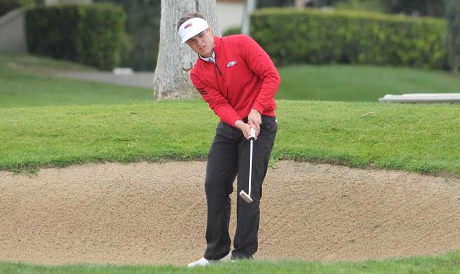 Saint Martin's Austin Spicer tied for ninth at the Western Washington Invitational on Monday and Tuesday.