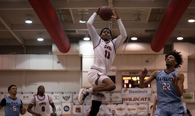 In addition to his 19 points per game, Xavier Smith leads the GNAC with a .869 free-throw percentage.