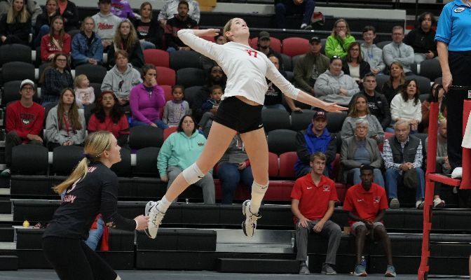 WOU's Madison Hornback had 50 kills including the highest single-match total (27) by a GNAC player this season.