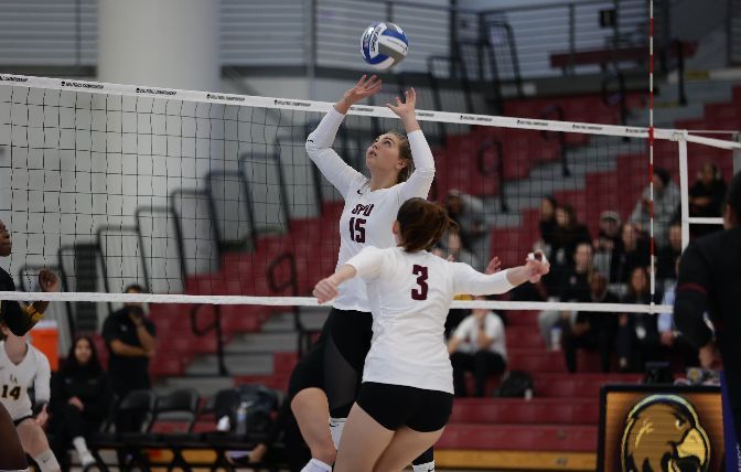 Falcons Fall To Golden Eagles In VB Regionals