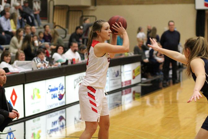 Northwest Nazarene's Avery Albrecht leads the nationally-ranked and undefeated Nighthawks with 11.5 points per game so far this season.