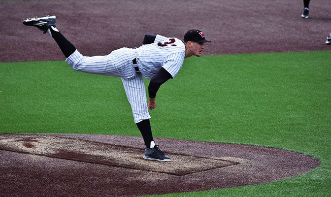 Western Oregon's Brady Miller was the 2016 GNAC Pitcher of the Year after recording a league-best 10 wins.