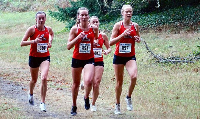The Nighthawks' women, led by Julia LeMar's winning time of 18:13.48, grouped four runners in the top-five for a winning team score of 22 points.