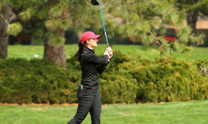 Northwest Nazarene's Elle McCord was voted the unanimous 2023 GNAC Women's Golf Player of the Year after an exceptional debut campaign for the Nighthawks. | Photo by Shawn Toner