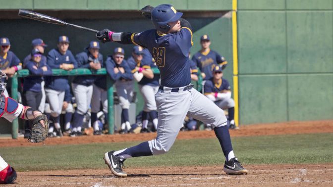 Montana State Billings' Chris Arpan batted .500 with eight RBI, five runs scored, two doubles and three home runs as the Yellowjackets swept Colorado Mines.