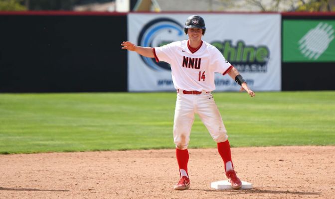 Northwest Nazarene's Ben Johnson spent time as a catcher, pitcher and designated hitter while being one of seven repeat selections to the All-Academic Team.