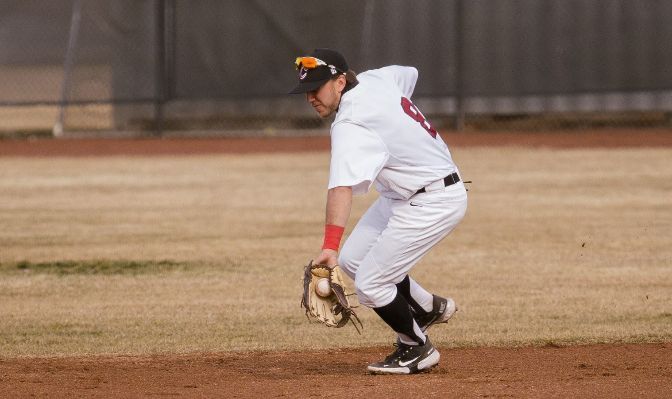 Michael Peter and Central Washington played 14 innings in the final game of a five-game series with Cal State San Bernardino, coming away with the win on an unearned run.