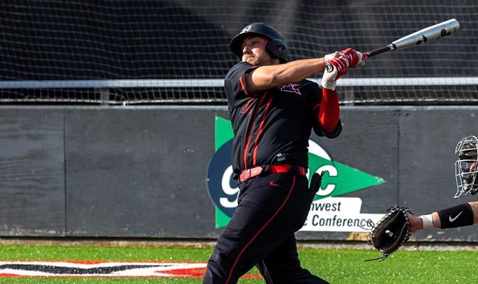 Alex Salsman had six RBI and at least one in every game during NNU's four game sweep of MSUB that has the Nighthawks in pole position to grab their second consecutive regular season title.