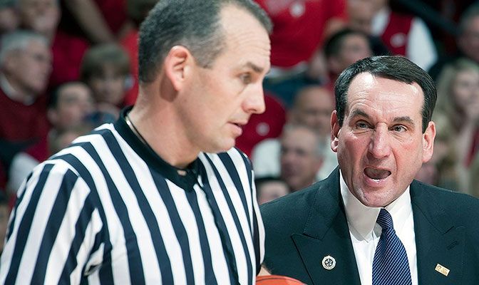 NCAA National Coordinator of Men’s Basketball Officiating J.D. Collins (left) joins GNAC Insider live at 7 p.m. Pacific.