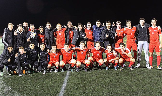 Simon Fraser clinched the conference title with a 4-0 win against Northwest Nazarene.