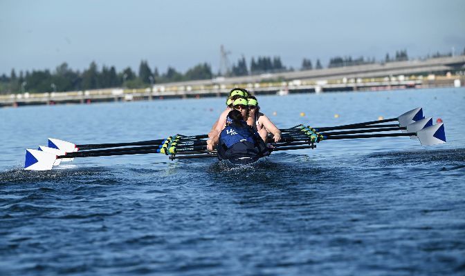 WWU's Varsity 8+ earned the gold medal at the WIRA Championships on Sunday.