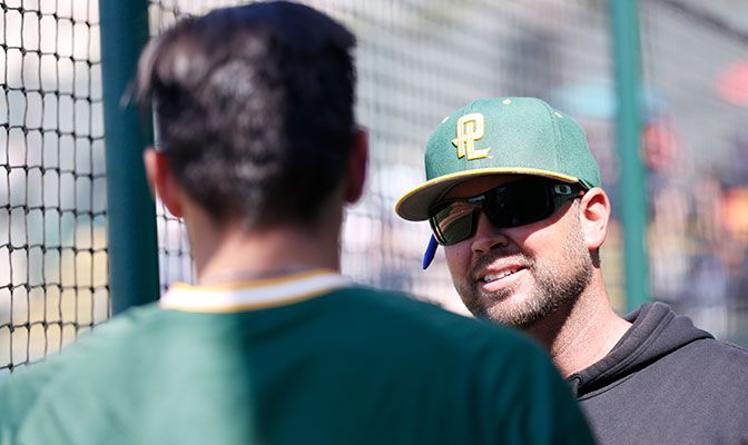 Joe Schaefer oversaw a successful transition for PLNU from NAIA to NCAA play while compiling a 341-217 record in San Diego. Photo courtesy of Point Loma Nazarene Univ.