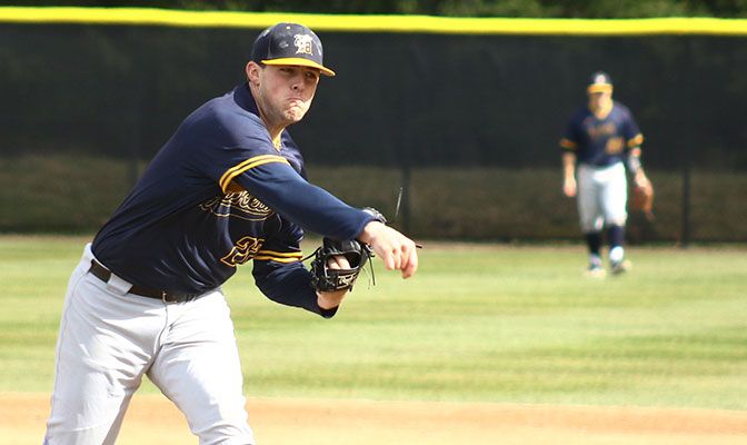 Molnaa allowed just three hits and one walk as his win helped clinch a series win over Saint Martin's.