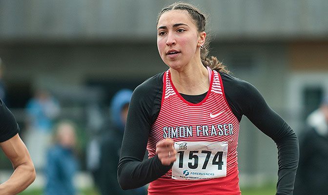 Marie-Éloïse Leclair's time of 11.45 seconds in the 100 meters at the Stanford Invitational is tied for the 23rd-fastest time in Division II history.