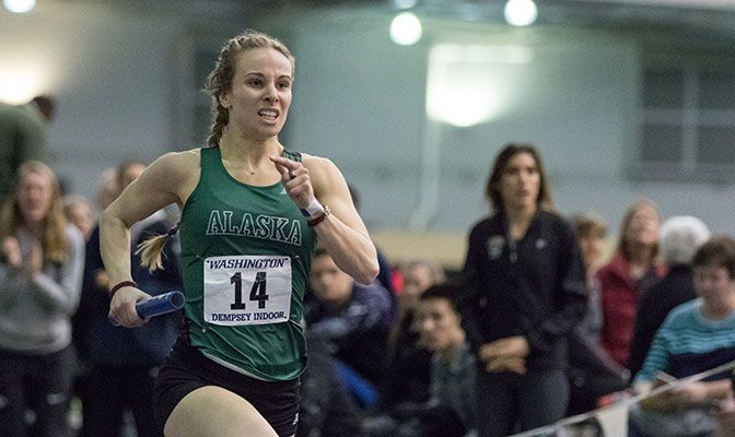 Alaska Anchorage's Jamie Ashcroft posted times in the women's 60 meters and 200 meters that were just short of her GNAC records.