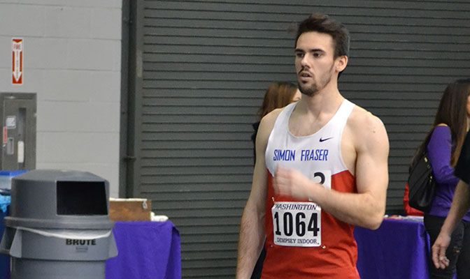 The Clan's Daniel Kelloway set the meet record and improved his NCAA Championships qualifying mark in the men's 400 meters at the Hillsdale Wide Track Classic.
