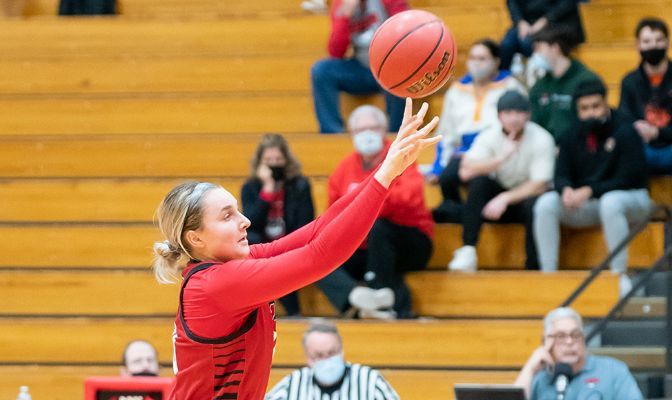 Caitlin Wheeler is averaging 4.2 points and 2.7 rebounds in 14.2 minutes per game for Western Oregon women's basketball.