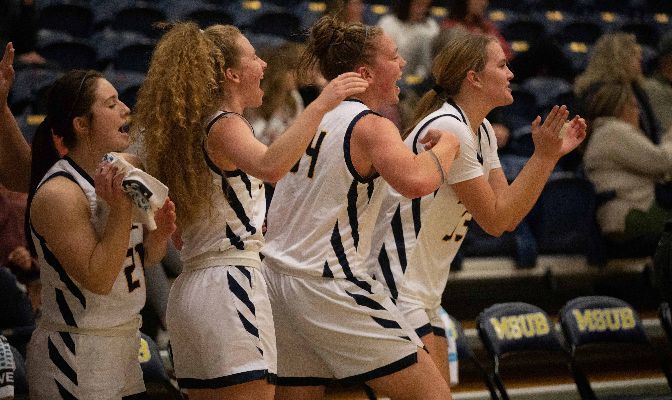 Montana State Billings women's basketball earned a historic road win over nationally-ranked Alaska Anchorage and beat Seattle Pacific at home to move into second place in the GNAC standings.