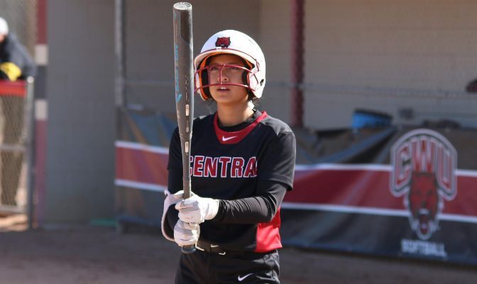 Keegan Wise is 2-for-8 at the plate this season while frequently featuring as a defensive replacement for Central Washington softball.