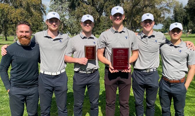 The Western Washington men's golf program won the Hanny Stanislaus Invitational by one stroke at 2-over-par 866, defeating 14 West Region opponents.