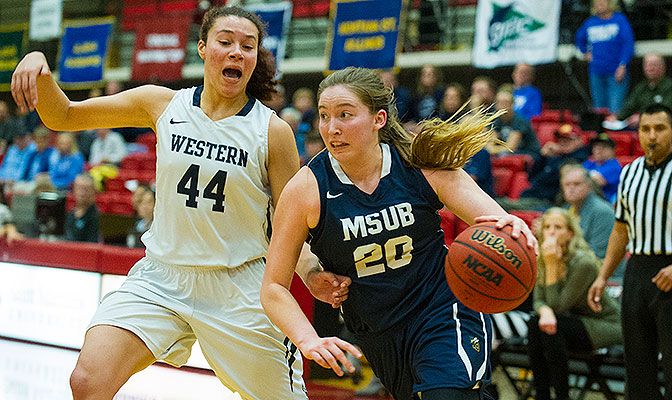 Alisha Breen led the GNAC with 17.4 points per game and led Montana State Billings to the NCAA West Region Tournament.