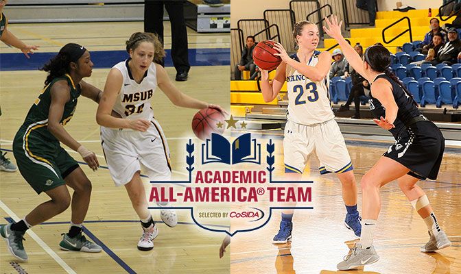 Wilson and Hanson, both elementary education students, were named Academic All-Americans.
