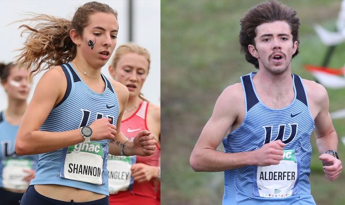 Western Washington sophomore Meara Shannon was named the GNAC Women's Newcomer of the Year while Jared Alderfer was named the GNAC Men's Freshman of the Year.