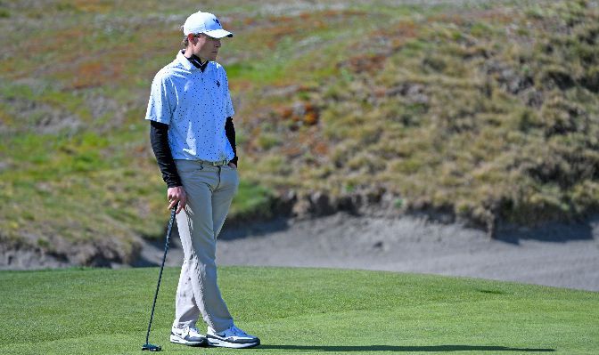 Western Washington junior Aidan Thain is second in the GNAC with a 73.6 stroke average over 10 rounds with a pair of top-five finishes and three rounds of par or better.