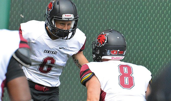 Central Washington's Jesse Zalk was named GNAC Football Offensive Co-Player of the Week after he scored three touchdowns and had 181 receiving yards at Division I-FCS Portland State.