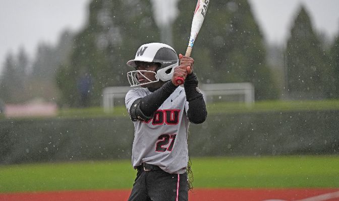 Western Oregon's Victoria Zimmerman leads the GNAC with a .397 batting average.