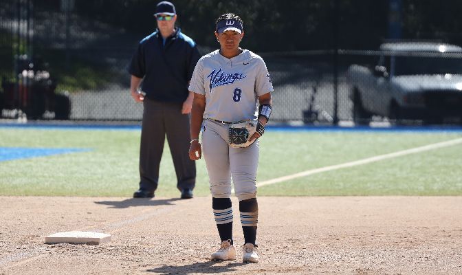 WWU's Maleah Andrews delivered a clutch, two-run double to help the Vikings beat the Nighthawks 4-2 Friday.