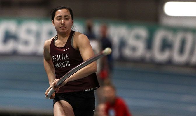 Seattle Pacific's Scout Cai is one of two women's athletes with a chance to be a four-time champion in one event, entering as the three-time pentathlon champion.