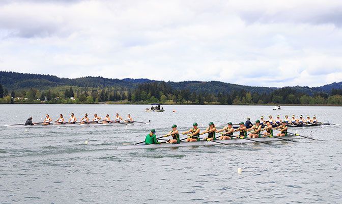 Cal Poly Humboldt enters as the No. 1 team in the CRCA/Pocock Coaches Poll while Central Oklahoma in No. 1 in the NCAA West Region Rankings. Photo by Steve Gibbons.
