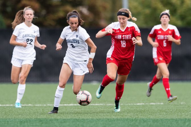 Concordia forward Sydney Van Steenberge leads her 10th-ranked team into a battle with Northwest Nazarene this week. The senior has already tallied three goals and one assist this season.