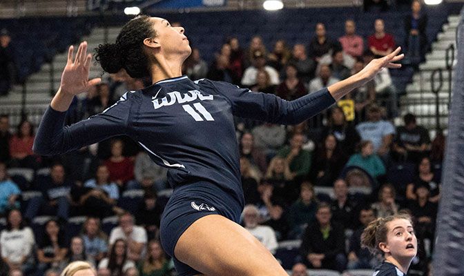 Western Washington's Kayleigh Harper, the GNAC Preseason Player of the Year, leads the conference with a .359 hitting percentage and is No. 7 in Division II with 1.36 blocks per set.