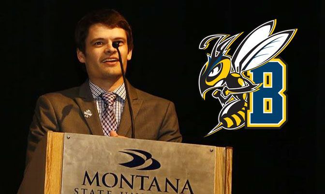 Evan O'Kelly was the director of communications at Montana State Billings from 2014 to 2019 before spending one year at Concordia.