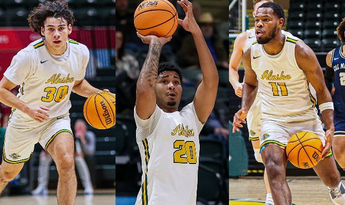 Alaska Anchorage defeated Central Washington and Northwest Nazarene last week to improve to 3-2 in conference play (13-3 overall) and earn GNAC Team of the Week honors.