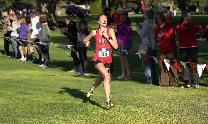 NNU's Morgan Erler is coming off a victory at the Whitman Invitational last week.