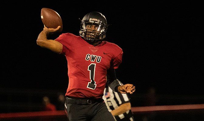 Quincy Glasper's 452 passing yards is the 13th-best passing performance in GNAC history and the second-best for CWU quarterbacks in the GNAC era.