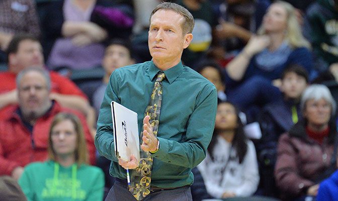 Chris Green has led the Seawolves to two straight GNAC championships and the team's first West Region championship this year.