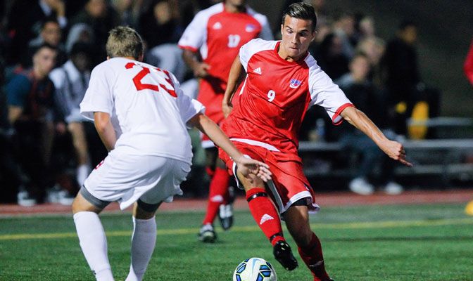 Jovan Blagojevic ranks fifth in the nation in goals scored and has helped SFU win five matches in a row.