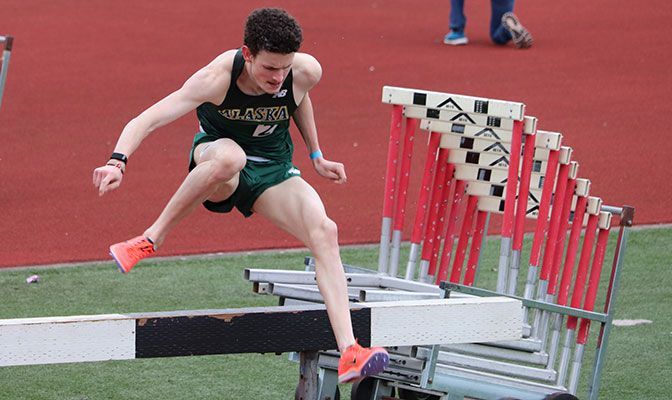 Lawson Sims' time of 8:55.38 in the steeplechase at the Oregon Twilight on Friday is No. 9 in Division II this season and No. 5 on the GNAC All-Time List.
