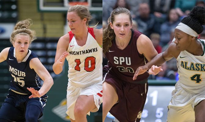 Seattle Pacific opens the tournament against UC San Diego while MSUB takes on Hawaii Pacific shortly after. Northwest Nazarene and Alaska Anchorage feature in the third contest of the night.