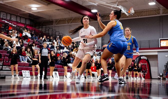 Central Washington is in a tie for fourth in the GNAC standings at the halfway mark of the confernece slate with a 5-4 record (14-7 overall). | Photo by Jacob Thompson/CWU Athletics